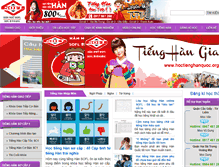 Tablet Screenshot of hoctienghanquoc.org